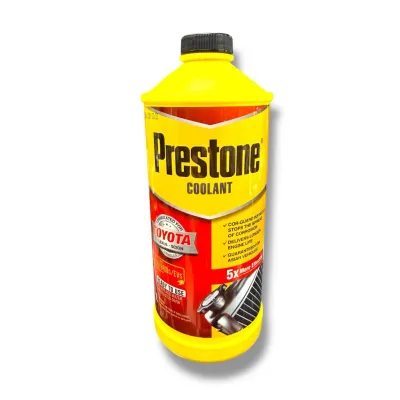 1L PRESTONE Coolant - Ready To Use Pink Prevents overheating rust (For Cars & Motorcycles)