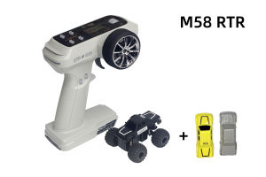 LDARC M58 RC Truck RTR 2.4GHz 1/58 MINI Mirco RC Electric Remote Control Model Car Adult Childrens Tabletop Toys