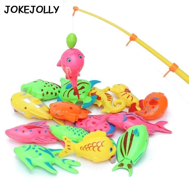 Magnetic Fishing Toy Game for Kids piece Rod 10 pieces 3D Fish