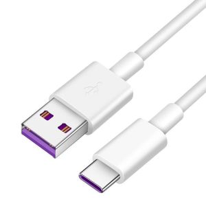 สายชาร์จมือถือ USB Type C 2 เมตร 5A ชาร์จเร็ว สำหรับโทรศัพท์มือถือแบบ Type C และสายข้อมูล lzb033