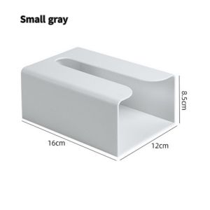 Bathroom Tissue Rack Without Punching Wall-Mounted Tissue Box Holder Paste-Type Storage Box Roll