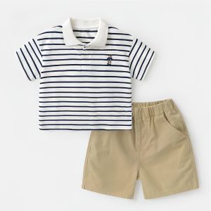 baju set kanak kanak lelaki kid clothes sets for boy summer high quality 2Pcs Casual fashion infant Sweatshirt cotton