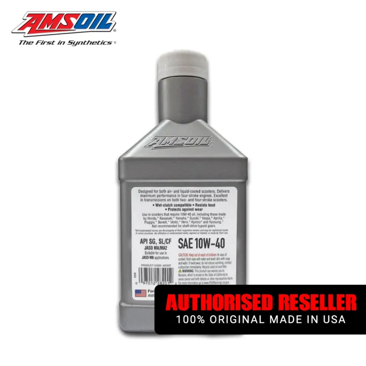 AMSOIL%20Formula%204-Stroke%20100%25%20Synthetic%20Scooter%20Oil%201%20QT%20-%20Image%202