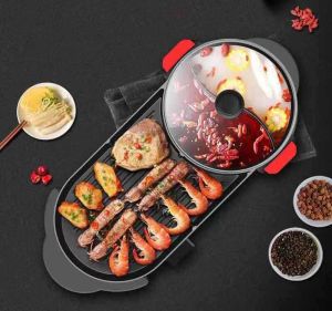 [[Bếp lẩu nướng BBQ]]--- bếp lẩu nướng đa năng Hàn Quốc Unika G867 không khói công suất 3000W