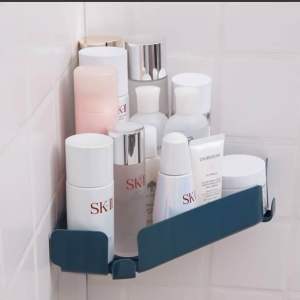 Original Design Punching Free Bathroom Toilet Kitchen Rack Shelf Storage Organizer Wall Hanging Holder
