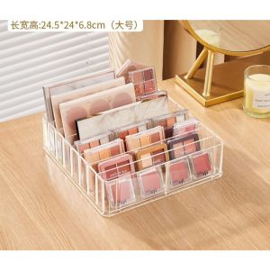 Shopclassyshop Acrylic Lipstick organizer eyeshadow powder cushion organizer drawer divider tabletop makeup shelf