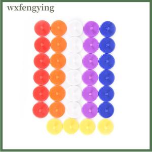 wxfengying 50X Plastic Golf Ball mark Position Markers Diameter 24mm Golf Accessories
