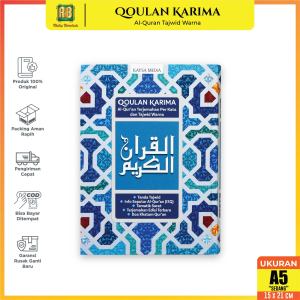 Alquran Terjemahan Dan Tajwid Warna Ukuran Sedang A5 Qoulan Karima Cover Kufi & Arabic - Kaysa Media