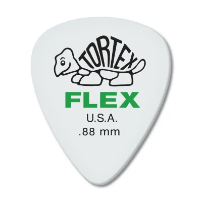 Jim Dunlop 428P Tortex Flex Standard Guitar Picks | 0.50mm - 1.14mm (12 pcs/pack)