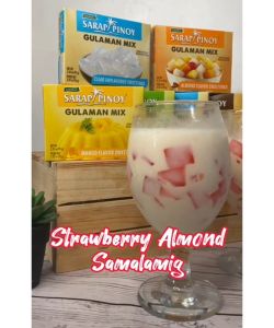Sarap Pinoy Gulaman Almond Flavor 95g – Sweet & Refreshing Jelly Drink Mix