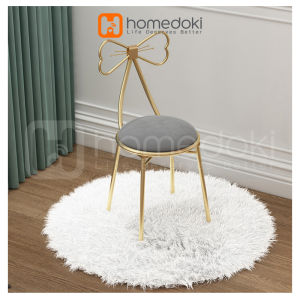 Homedoki Kursi Kamar / Kamar Tidur Kursi Meja Rias Murah /Dressing Stool Kursi Rias/Kupu-kupu Kursi
