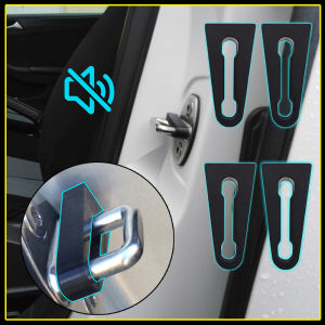 Car Lock Sound Deadener Car Door Lock Damper Sticker Car Lock Shock Absorber Cover for VW Golf Polo T5 Tiguan Touran 4E4837763