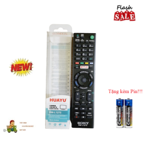 Remote Điều khiển TV Sony RM-L1275 đa năng các dòng tivi Sony LCD/LED/Smart TV- Hàng tốt tương thích 100%Tặng kèm Pin