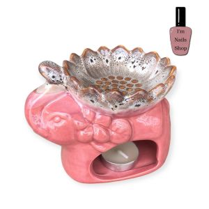 เตาใส่น้ำมันหอมระเหย เตากระเบื้อง เตาอโรมา รูปทรงช้าง ตกแต่งห้องนอน ห้องทำงาน ห้องนั่งเล่น