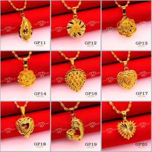 Pos Dari KL- GP11 Rantai Emas Korea/Rantai Emas Plated/Rantai Leher Emas 45cm/Loket Emas/Gold Necklace