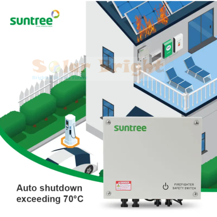SUNTREE Rapid Shutdown RSD Solar PV Power 4 6 8 Pole 2 3 4 Strings ...