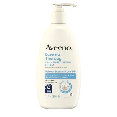 iiMONO Aveeno Eczema Adult Baby Therapy Moisturizing Cream Itch Relief Balm Soothing Bath Wipes Rescue Gel