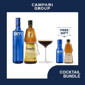 Espresso Martini Bundle - SKYY Vodka 750ml Frangelico Hazelnut Liqueur 700ml