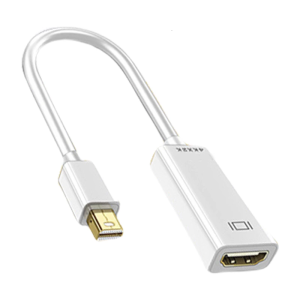Universal Mini DisplayPort to Hdmis Adapter 4K Video Not Need Driver For Intelligent TV Supports Audios Video Syncing