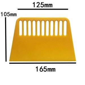 7-inch Wallcovering Smoothing ToolWallpaper Smoother Scraper Flexible Plastic Plastic Squeegee Decal Wallpaper Smoothing Tool Vinyl Wrap Scraper Craft Mini Squeegee