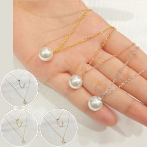 Kalung Titanium & Liontin Mutiara Anti Karat: Aksesoris Perhiasan Fashion