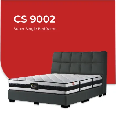 (PREMIUM BED FRAME ONLY)Goodnite CS9002 Headboard +9inch 2Wooden Leg Divan (More Color Option)