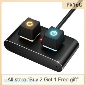 [COD] PkYeG Tool Computer Desktop Aluminum Switch Button Desktop Host External Power Supply Power Button External Extension