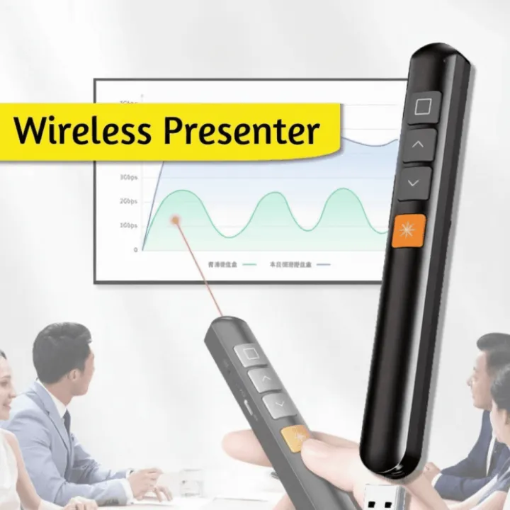 High Risk Clicker KARAKTER 2.4GHz Wireless Presentation Clicker Infrared Remote Hyperlink ...