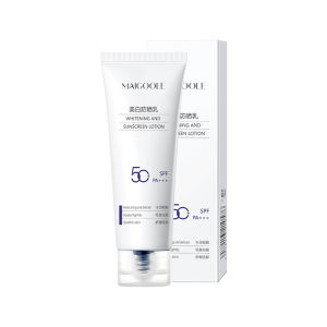 玫黛琳美白防晒乳水润清爽保湿隔离防紫外线不假白军训必备防晒霜 MEICOOLE Whitening Sunscreen Lotion Hydrating Refreshing Moisturizing UV Protection Non-Fake White Military Training Essential Sunscreen