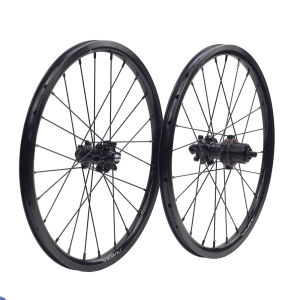 SILVEROCK NBR Alloy External 7s Wheels Disc Brake 16 1 3/8 349 19mm Super Light 16inch Plus 7 Speed for Brom pton Pline Tline Trifold Folding Bike Bicycle Wheelset