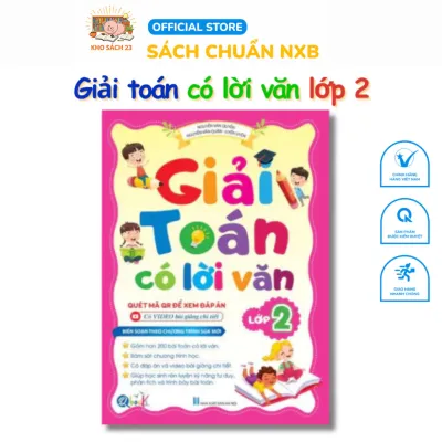 Sách - [ Lớp 2 ] - Giải toán có lời văn lớp 2