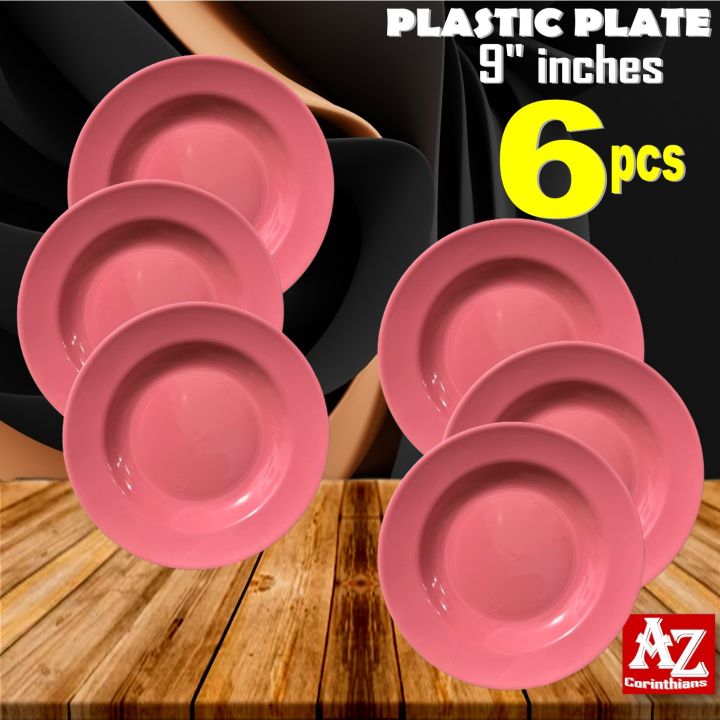 pcs-Dinner Plate size ” Party Plate Lazada Lazada PH