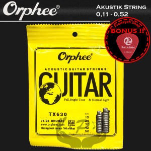 Senar Gitar Akustik String 011 Orphee TX 630 Original TX630 Set