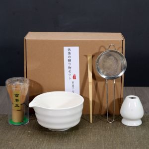 JAYQQ Tea Sticks Japanese Matcha Tea Set Match Bowl Matcha Spoon Matcha Whisk Set Reusable Tea-Making Tools Green Tea Whisk for Tea Lovers