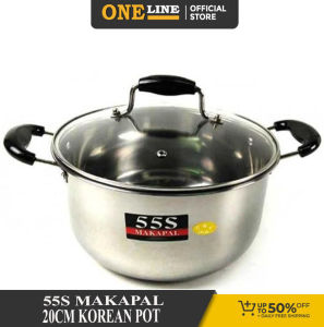 Oneline 55S Makapal 4015 Korea Pot Glass Cover 20cm