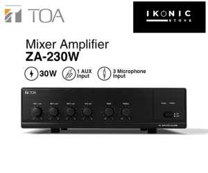 IKONIC Toa ZA-230 Amplifier Ampli Mixer Power 30Wat Original Asli 100% ZA-230