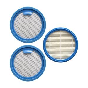 Pack of 3 Floor Cleaning Robot Filters Vacuum Filters Vacuum Part Plastic Texture Vacuum Component for Easy Maintenance