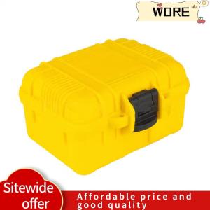 WORE กล่องเครื่องมือพลาสติกขนาดเล็กกันน้ำกล่องเก็บของกล่องเครื่องมือนิรภัยสำหรับจัดระเบียบกระเป๋าเดินทางกลไกเคสแข็งแบบพกพากลางแจ้ง
