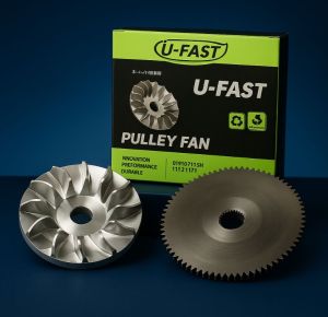 CHARLENE U-FAST DRIVE FACE PULLEY FAN FOR PCX / MIO / GY6 / BEAT / CLICK / AEROX / NMAX / SKYDRIVE MOTORCYCLE