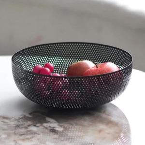 Sacesr Luxury Fruit Bowl Iron Fruits Basket Aesthetic Decorative Fruit Tray Elegant Modern Living Room Fruits Trays Table Decorations K6R8Z