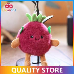 [Eleanor] 1 Piece Banana Mango Plush Doll Smiling Face Fruit Series Bag Pendant Keychain Interactive Toy DIY Decoration Birthday Gift