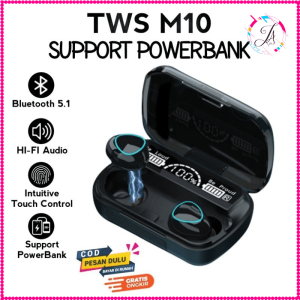 JA  M10 TWS HEADSET BLUETOOTH GAMING WIRELESS EMBEDDED POWERBANK