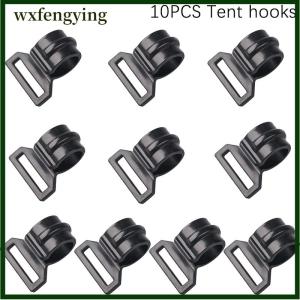 wxfengying 10 gói Lều móc cắm trại Caravan mái hiên Lều Windproof Rope Clip Lều Clip Windproof