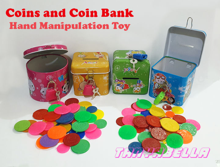 Childrens plastic coin clearance banks