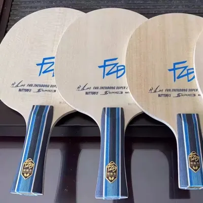 Authentic NEW Super Butterfly Fan Zhendong With The Same Structure Salc Bottom Plate Finished Table Tennis Racket Structure External Horizontal Racket Gold Standard Silver Standard imported NEW