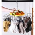 50Clips Stainless Steel Clothes Hanger Drying Racks Clips Ipitan Sipitan Hanger With Clip. 