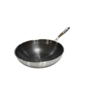 Tefal Thick Stainless Steel Honeycomb Steaming Frying Multifunctional Baby Food Pan Small Wok Maifan Induction Non Stick Milk Pot Frying Pan Casserole Non Stick Bowl Cookware Tool Cooking Saucepan Non Stick Pot