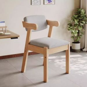 เก้าอี้ทานข้าว เก้าอี้ไม้ยางพาราที่นั่งสบาย รับน้ำหนักได้ดี สูง70