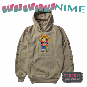 ANIME ONE PIECE - HOODIE JAKET SWEATER LUFFY POP - NARUTO - ONE PIECE - TOKYO GHOUL - Attack on Titan Shingeki no Kyojin - Sword Art Online CLOTHING DISTRO OUTFIT MANGA BRAND MEN / WOMEN PRIA / PEREMPUAN COWO / CEWE - TERMURAH
