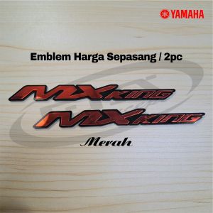 2 Emblem Logo Yamaha MX KING Motor 3D Akrilik Variasi Modip
